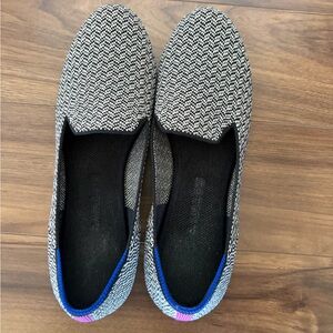 Rothy's Slate Herringbone OG Loafers